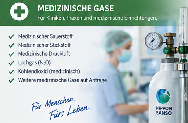 Info Plakat Medizinische Gase