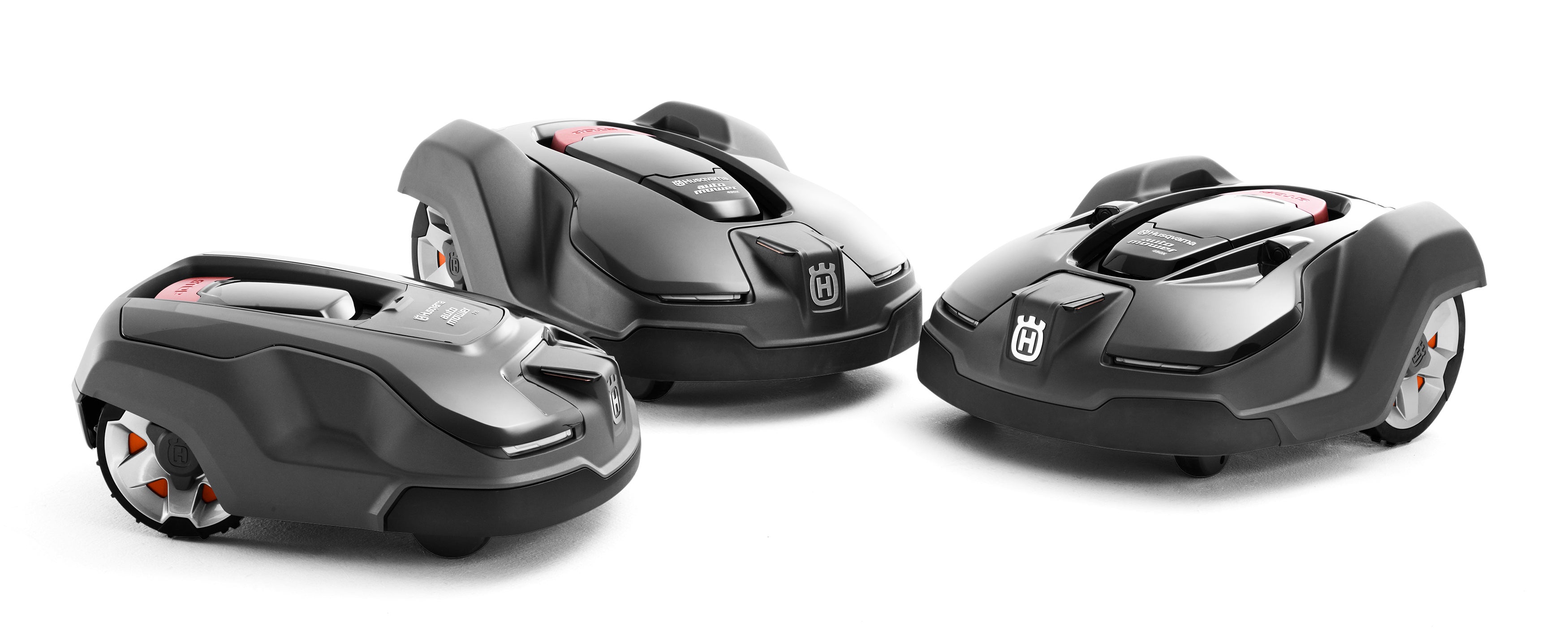 3 Husqvarna Automover der X-Line Seitenansicht
